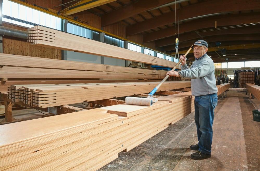 Holzbau Amann Werkstatt Malen